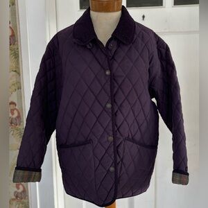 John Partridge Quilted Purple Jacket